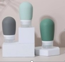 Tamaño de viaje Botellas de silicona Contenedor de crema Botellas de goma