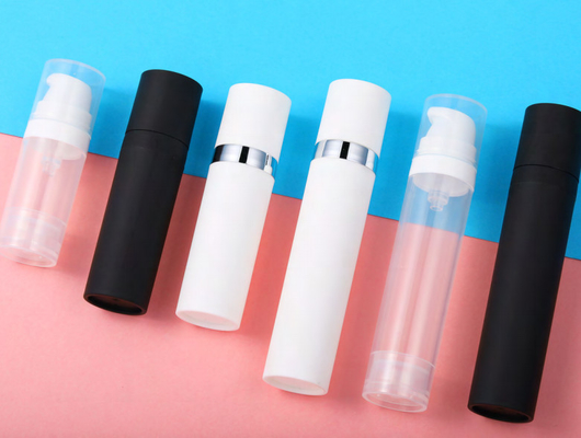 Contenedor de loción sin aire vacío Dispensador de bomba Shampoo de viaje Botella 5ml 10ml 15ml 25ml