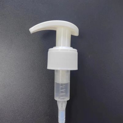 Pompas de loción 316SS Dispensador de loción corporal de primavera blanca Pompas de cuello 24 / 28 Tasa de descarga K202-5