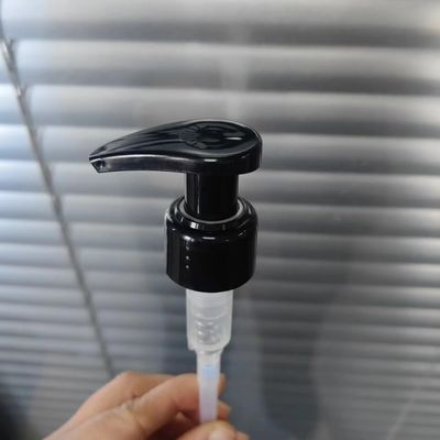 Bomba de loción PP con cierre de rosca fina, cabezal de silla de montar, bomba de loción de plástico con cierre de rosca