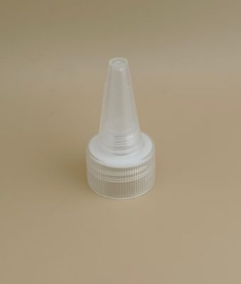 Tapa de gelatina acanalada de plástico transparente para botellas de pintura