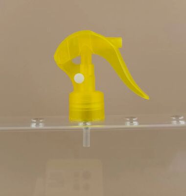 Mini pulverizador de gatillo amarillo para limpieza del hogar
