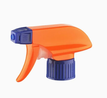 Fábrica de venta al por mayor 28 mm de plástico de color ajustable boquilla de niebla rociador limpio jardín rociador de disparador