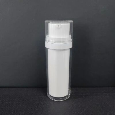 Juego de botellas de loción de cosméticos de lujo, tarro de cristal de crema facial vacío personalizado de 30ml con bomba