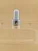 18 mm 20 mm de aluminio de vidrio goteador pulsar bomba botón de empuje con pipeta de vidrio para la botella