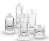 Botellas de perfume de lujo de 50 ml y 100 ml con paredes gruesas transparentes de alta calidad