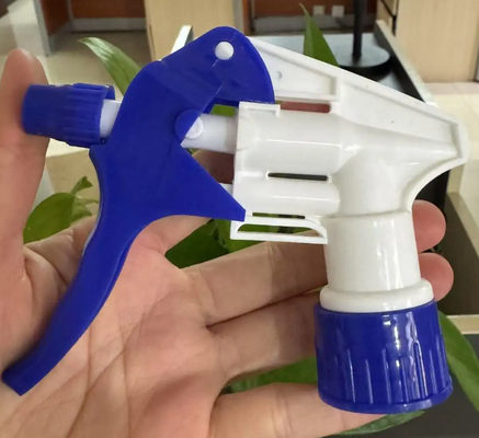 Blanco y azul gran disparador bomba pulverizador disparador para el riego