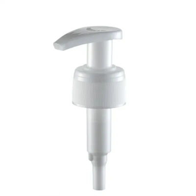 Bomba dispensadora de loción de mano de bambú de 28 mm de cuello largo para botella de champú