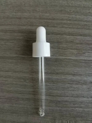 10ml 20ml 30ml 50ml gotero blanco con tubo largo para cosméticos de aceite