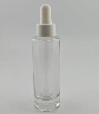 Botella de aceite esencial de vidrio con tapa de goteo Aromaterapia Suero de perfume