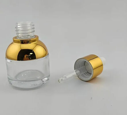 Botella de aceite esencial de espalda corta