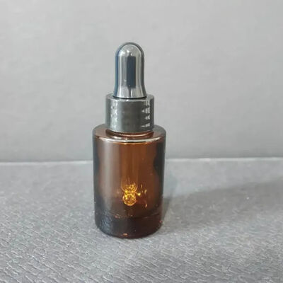 5 ml 10 ml 15 ml 20 ml 30 ml 50 ml Botella de gotero de vidrio ámbar de 100 ml para aceite esencial
