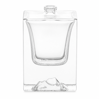 Vidrio de perfume vacío de alta calidad de 50 ml Botellas de perfume de vidrio