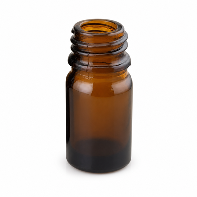 Embalaje cosmético Botella de aceite esencial Botella de vidrio de gota de ámbar