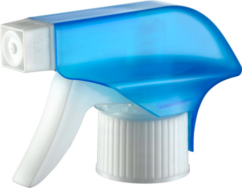 Rociador azul claro de la bomba del disparador de la dosificación 0.85cc del color 28m m, disparador de la espuma