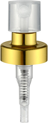 Bomba práctica del perfume de Crimpless del oro, cabeza de espray de perfume de K402-2 0.13cc