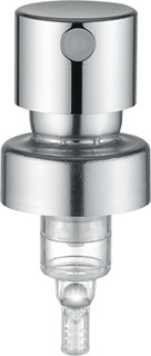 Color plata de aluminio fino del rociador 0.10cc de la bomba del perfume de la niebla del ODM K403