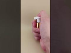 Bomba de loción dorada cerradura izquierda-derecha K204-2 para botellas de cuidado de la piel personalizado