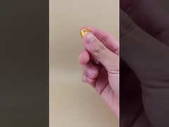 Botón de aluminio amarillo Sprayer fino de compresión de gran carcasa K402-1 para perfume