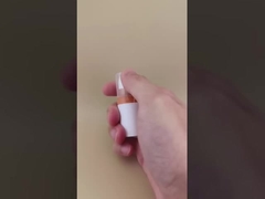Mini pulverizador de perfume blanco neutro 801 para botellas de cosméticos