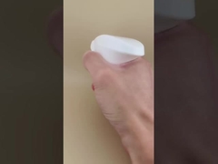 Pulverizador de gatillo simple blanco certificado K104 para botellas cosméticas