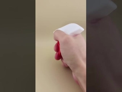 Rociador de gatillo blanco de plástico PP con botón rojo K101-8 para la industria química