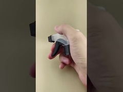 K101-4 Pulverizador de gatillo de plástico PP para peluquería en blanco y negro