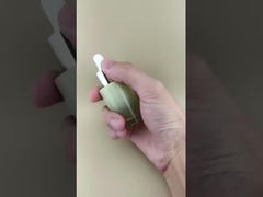 Nuevo diseño cambio gradual botella de goteo verde suave K-GBL30 para esencia