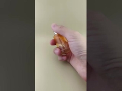 Nuevo diseño clara cambio gradual clara naranja botella de goteo suave K-GBL30 para loción