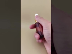 Nuevo diseño de botella cuentagotas acanalada marrón claro K-GBL30 para esencia