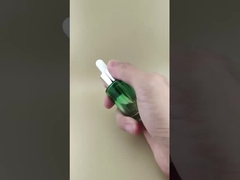 Nuevo diseño de cambio gradual claro verde oscuro botella de goteo suave K-GBL30 para esencia