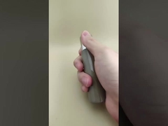 Nuevo diseño Marrón suave redondo botella larga de goteo K-GBL30 para esencia