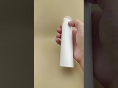 Botella pulverizadora con gatillo blanco de diseño delicado para cosméticos