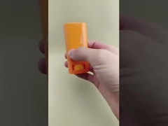 Embalaje de bálsamo labial suave naranja para lápiz labial