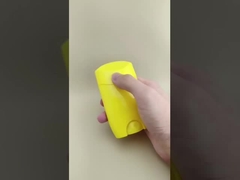 Empaque de bálsamo labial suave grande amarillo 2308 para lápices labiales