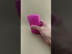 Envase de bálsamo labial liso grande rosa 2309 para lápiz labial