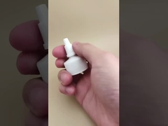 Tapón de jalea de plástico blanco con costillas para botellas de pintura