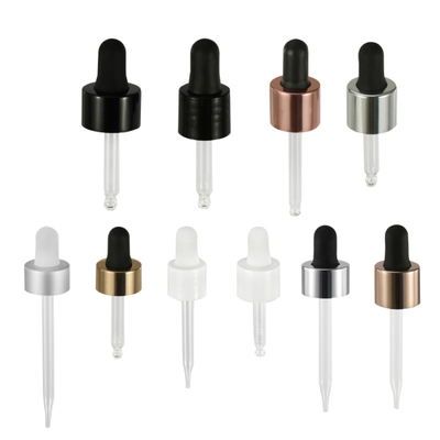El dropper plástico de plata de oro del aceite esencial remata K1007 15ml 30ml reciclable