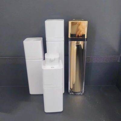 Tipo de tapón de rosca como botellas dispensadoras sin aire para crema 15ML / 30ML / 50ML