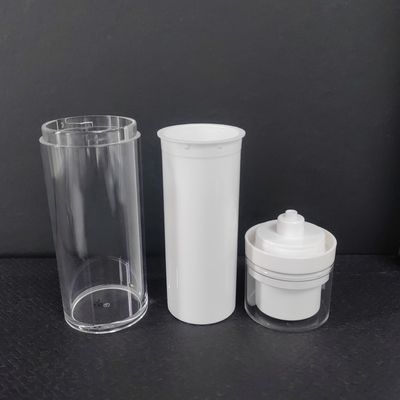 Capacidad Botella de bomba sin aire de 50 ml a 120 ml en blanco negro transparente