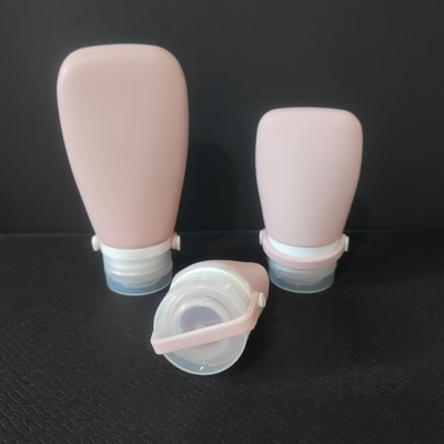 Contenedor de botellas de silicona de tamaño de viaje