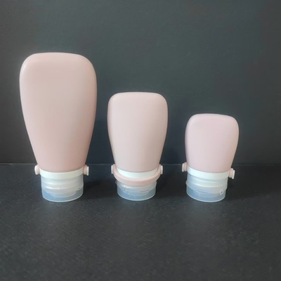 Contenedor de botellas de silicona de tamaño de viaje