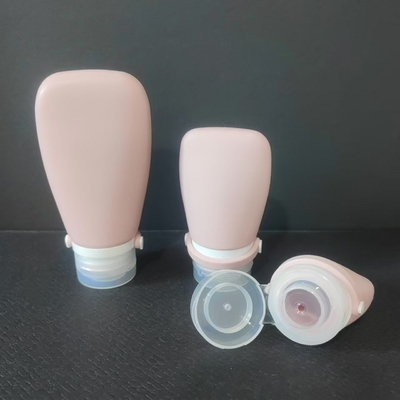 Contenedor de botellas de silicona de tamaño de viaje