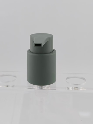 28/410 Clip de plástico verde mate de mano de tornillo Crema de la loción de la bomba para botella