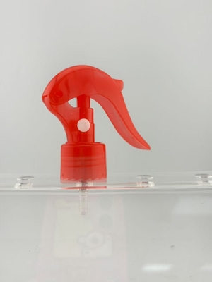 Uso de cuidado personal Mini gatillo de plástico para envases de cosméticos rojos