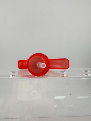 Uso de cuidado personal Mini gatillo de plástico para envases de cosméticos rojos