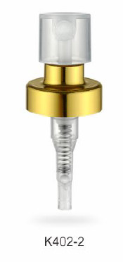 Bomba de perfume de oro práctico, K402-2 0,13cc cabeza de pulverización de perfume