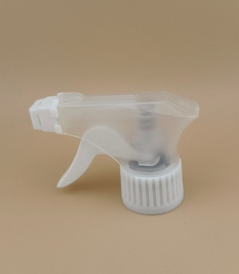 Pulverizador de bomba de disparo K101-4 PP de plástico blanco y blanco claro para frascos de peluquería