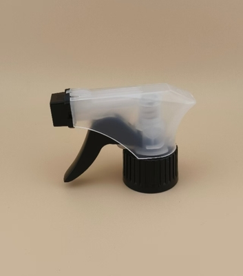 K101-4 Pulverizador de bomba de disparo de plástico PP para peluquería en blanco claro y negro