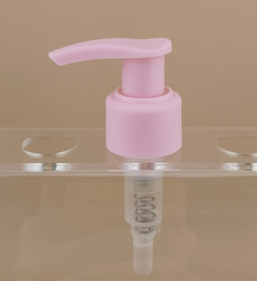 K201-9 bomba de loción rosa cerradura de tornillo con costilla ISO9001/ISO14001 certificado para el cuidado de la piel